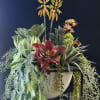 A sculptural standing succulent planter that brings a modern desert-garden vibe to