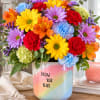 Celebrate love in all its beautiful forms with this cheerful bouquet bursting