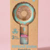Pastel candy colors and a rounded, playful silhouette make this novelty Donut