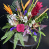 A bold, exotic display built to delight - this tropical bouquet and