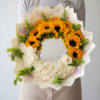 A bold and unique floral design that blends beauty and creativity. This