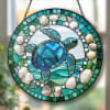 Stained Glass Suncatcher for Window Hanging
- Material: 0.5-cm glass
- Reinforced zinc strips