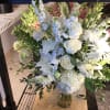 dreams from the heart all white arrangement