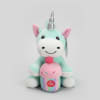 Pastel green musical unicorn plush makes a whimsical birthday gift for kids