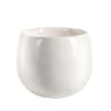 Sleek ceramic bowl vase
