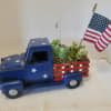 A big holiday is coming up. This arrangement would be a festive