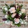 Hand Tied 360 Bouquet (no vase) beautifully wrapped in tissue and paper