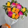 This Item includes Rose's, Filler Flower and Greenery Wrapped in Paper and