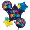 Celebrate in style with the Bouquet Bold Birthday Foil Balloon set! This