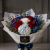 Celebrate freedom with elegance through our Liberty Luxe Bouquet, a stunning hand-tied
