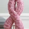 A pink ribbon of flowers to commemorate your loved one