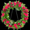 This wreath can be used with the "Celebration of Life" casket spray.