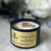 One woodwick candle scented as Peppermint and Eucalyptus. Choose between standard 3.3oz