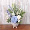 The perfect arrangement for welcoming a new baby boy into the world!