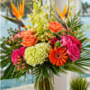 A sun-drenched burst of tropical color greets the recipient the moment they