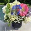 July is here and so is our new glossy navy blue glass