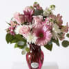 Elevate your space with "The Blushing Luxe," a professionally designed, mixed-flower arrangement