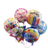 A playful cluster of foil balloons that instantly says "celebrate" - perfect