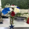 Red white and blue for memorial day or 4th of July 