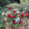 Our organic take on the timeless dozen red rose design. Low enough