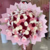 100 mixed flowers roses and carnations