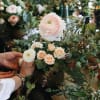 Join us at a table filled with beautiful flowers, explore your creativity