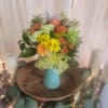 Sunshine yellows and warm oranges announce celebration at first glance - a