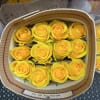 The bunch of roses has 25 ct 