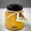 34 oz Jar Candle: burns for approx. 155 hours. 
Cheerful Giver "Keepers