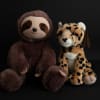 Available Plush Friends:

Sloth &ndash; $34.99
Cheetah &ndash; $34.99
Husky &ndash; $29.99
Additional styles available
Pair with