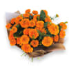 This bouquet contains bright orange Marigolds, which have a gorgeous spicy herbaceous