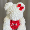 Each lovely, Styrofoam, Rose Teddy Bear is 100% handmade and covered with