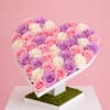 Celebrate Mom with our Eternal Bloom Heart, a stunning floral display designed