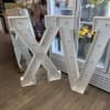 4ft wooden numbers for a XV Quinceanera celebration. Delivery and set up