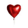  18 in Red Heart Helium Balloons.