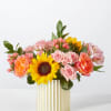 A combination as sweet as citrus, these peach, orange and yellow blooms