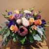 WILL BE AS SIMILAR AS POSSIBLE. Rich purples and peaches make a