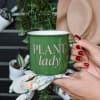 Green mug with 