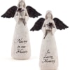 Stone angel reads "In Loving Memory and "Always in our Hearts"
 Dimensions: