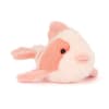 A cuddly pink-and-white plush bunny made for gifting little moments of joy