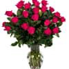 Our classic 2 dozen hot pink roses are designed with long-stem 70