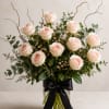 One dozen Long stem roses arranged