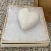 Heart Shaped Stone With Gift Box And Bag.1.5" by 1.5" by 1"