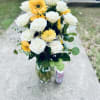12 beautiful La Playa white roses. This is as close as you&rsquo;ll