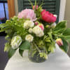 Bouquet will include peonies, tulips, hydrangea and much more! Great for your