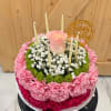 Celebrate life&rsquo;s special moments with our beautiful Floral Cake Arrangement, handcrafted with