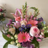 A mix of pinks and purple