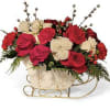 Send a dash of holiday magic with our Sleighful of Holiday Roses.