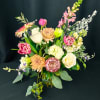 Very pretty assortment of import and local flowers in season. Flowers and