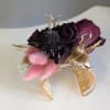 Made in house buly our talented team, these keepsake metal cuff corsage